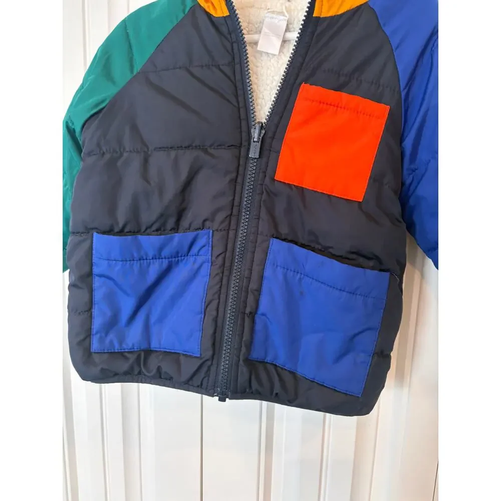Old Navy Mutli‎ Color Reversible Coat Size 2T